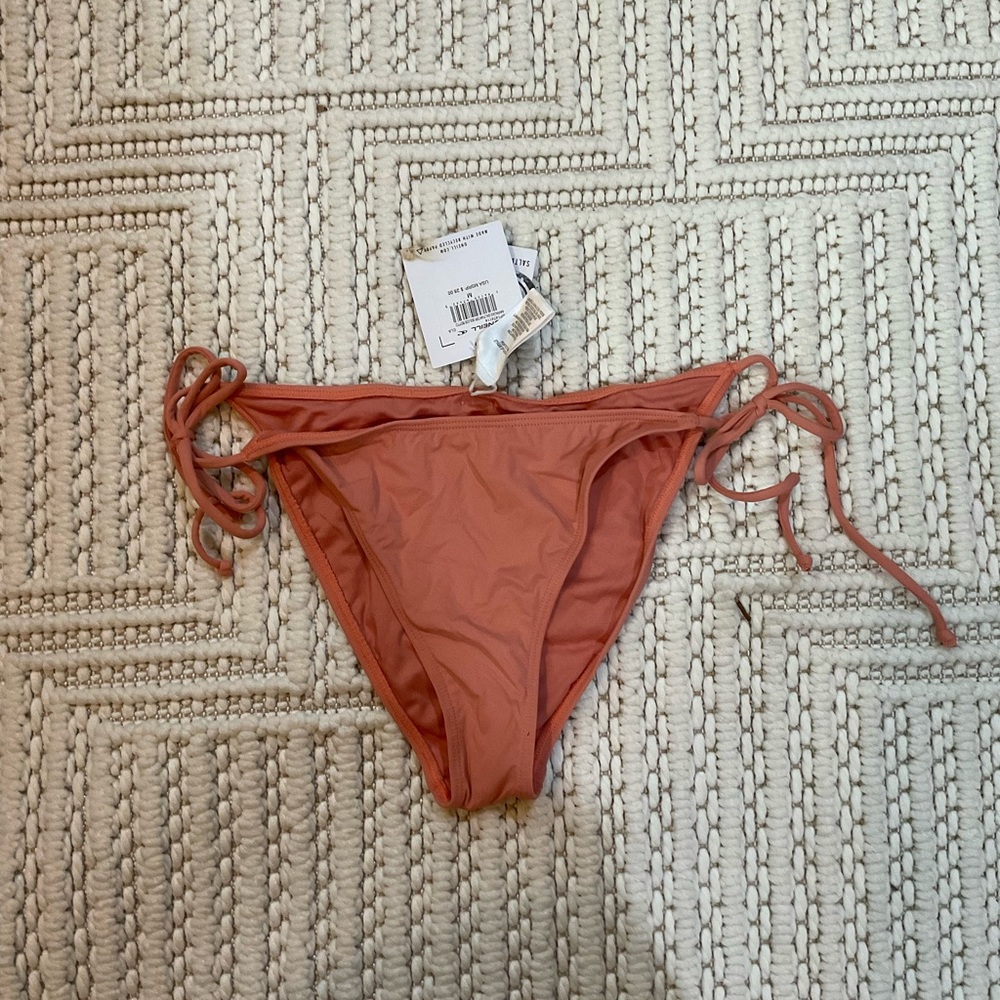 O’Neill Maracas Saltwater Solids Tie Bikini Bottoms - Size M